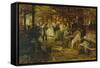 Le marché de la Madeleine-Victor Gilbert-Framed Stretched Canvas