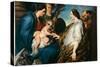 Le Mariage Mystique De Sainte Catherine  (The Mystical Marriage of Saint Catherine) Peinture D' An-Anthony Van Dyck-Stretched Canvas