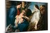 Le Mariage Mystique De Sainte Catherine  (The Mystical Marriage of Saint Catherine) Peinture D' An-Anthony Van Dyck-Mounted Giclee Print