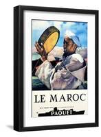 Le Maroc, Navigation Paquet-null-Framed Art Print