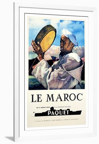 Le Maroc, Navigation Paquet-null-Framed Art Print