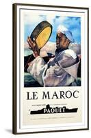 Le Maroc, Navigation Paquet-null-Framed Art Print