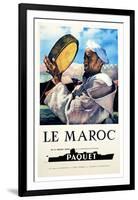 Le Maroc, Navigation Paquet-null-Framed Art Print