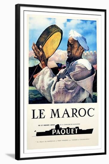 Le Maroc, Navigation Paquet-null-Framed Art Print