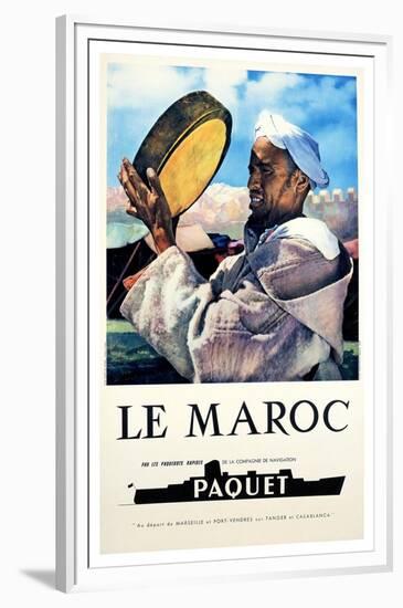 Le Maroc, Navigation Paquet-null-Framed Art Print