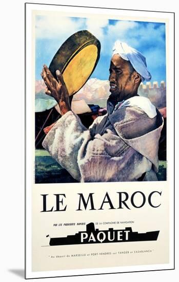 Le Maroc, Navigation Paquet-null-Mounted Art Print