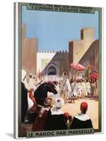 Le Maroc Par Marseille Poster-Maurice Romberg-Stretched Canvas
