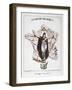 Le Martyr Immortalise!, Allegory of Republican France, 1871-E Courtaux-Framed Giclee Print