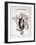 Le Martyr Immortalise!, Allegory of Republican France, 1871-E Courtaux-Framed Giclee Print