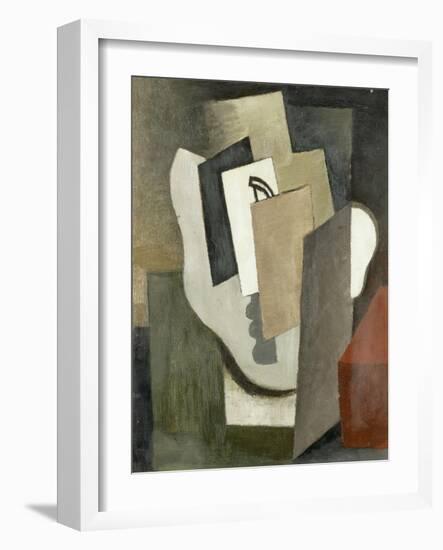 Le masque, étude pour "le Prestidigitateur"-Roger de La Fresnaye-Framed Giclee Print
