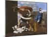 Le massacre des innocents-Nicolas Poussin-Mounted Giclee Print