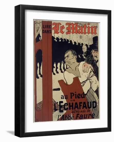 Le Matin: at the Foot of the Scaffold, 1893-Henri de Toulouse-Lautrec-Framed Giclee Print