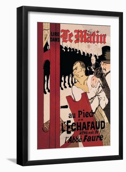 Le Matin au Pied de l'Echafaud-Henri de Toulouse-Lautrec-Framed Art Print