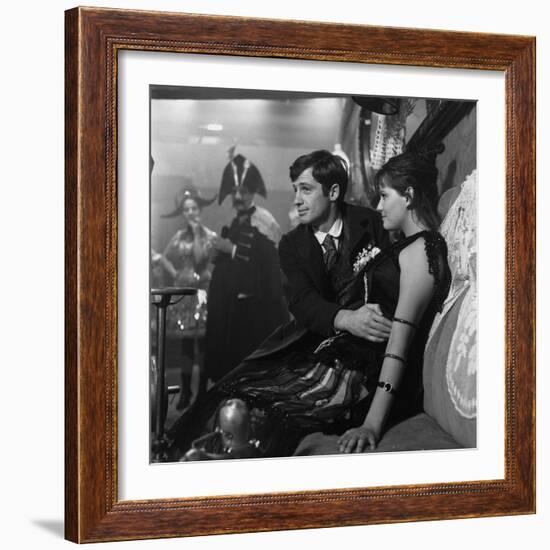 Le Mauvais Chemin LA VIACCIA by MauroBolognini with Jean-Paul Belmondo and Claudia Cardinale, 1961 -null-Framed Photo