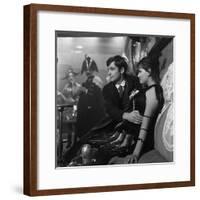 Le Mauvais Chemin LA VIACCIA by MauroBolognini with Jean-Paul Belmondo and Claudia Cardinale, 1961 -null-Framed Photo