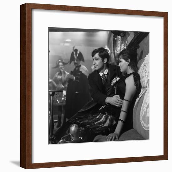 Le Mauvais Chemin LA VIACCIA by MauroBolognini with Jean-Paul Belmondo and Claudia Cardinale, 1961 -null-Framed Photo