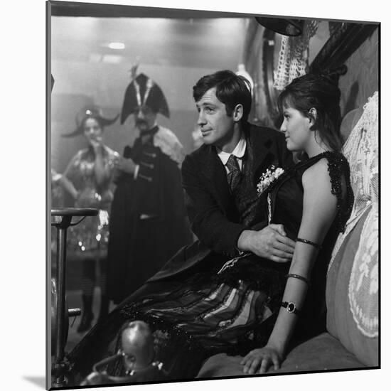 Le Mauvais Chemin LA VIACCIA by MauroBolognini with Jean-Paul Belmondo and Claudia Cardinale, 1961 -null-Mounted Photo