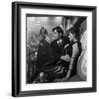 Le Mauvais Chemin LA VIACCIA by MauroBolognini with Jean-Paul Belmondo and Claudia Cardinale, 1961 -null-Framed Photo