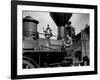 Le mecano by la General THE GENERAL by and with Buster Keaton, 1927 (b/w photo)-null-Framed Photo