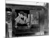 Le Mecano by la General THE GENERAL by and with Buster Keaton, 1927 (b/w photo)-null-Mounted Photo