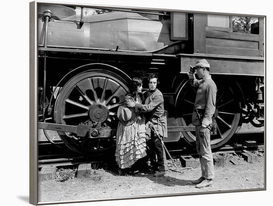 Le mecano by la General THE GENERAL by Buster Keaton with Marion Mack and Buster Keaton, 1927 (b/w -null-Framed Photo