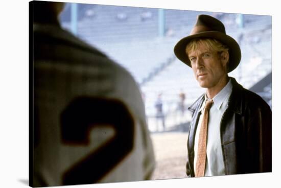 Le Meilleur THE NATURAL by Barry Levinson with Robert Redford, 1984 (photo)-null-Stretched Canvas