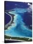 Le Meridien Hotel Bungalows, , Bora Bora, French Polynesia-Walter Bibikow-Stretched Canvas