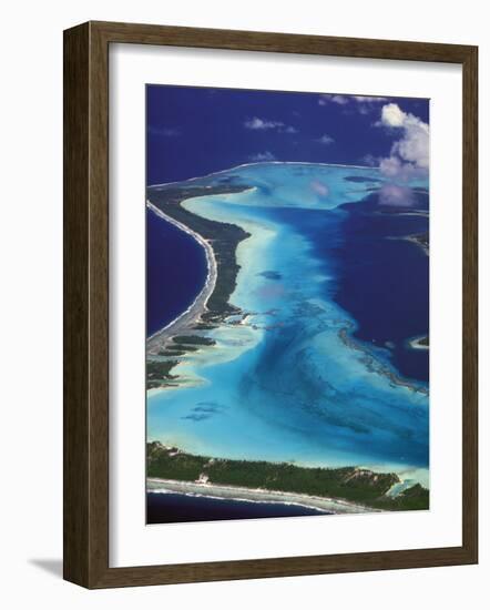 Le Meridien Hotel Bungalows, , Bora Bora, French Polynesia-Walter Bibikow-Framed Photographic Print