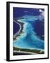 Le Meridien Hotel Bungalows, , Bora Bora, French Polynesia-Walter Bibikow-Framed Photographic Print