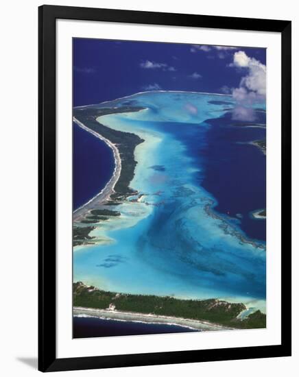 Le Meridien Hotel Bungalows, , Bora Bora, French Polynesia-Walter Bibikow-Framed Photographic Print