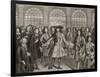 Le mérite récompensé par Louis Le Grand dans la distribution des dignitées de l'église et des-null-Framed Giclee Print