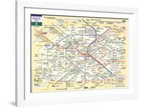 Le Metro de Paris-null-Framed Art Print