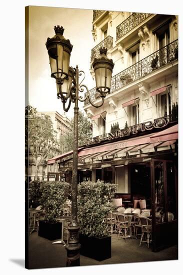 Le Metro Restaurant, Left Bank, Paris, France-Russ Bishop-Stretched Canvas