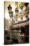 Le Metro Restaurant, Left Bank, Paris, France-Russ Bishop-Stretched Canvas