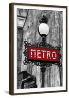 Le Metro Rouge-Bill Philip-Framed Giclee Print