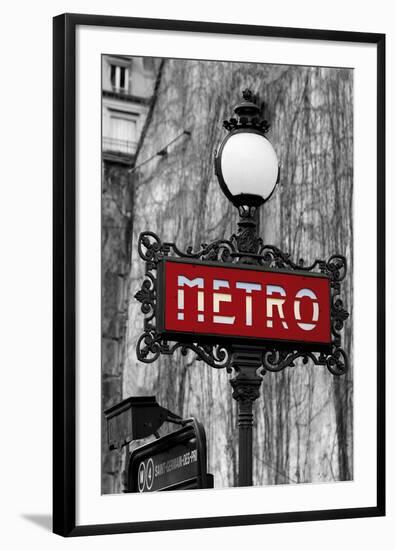 Le Metro Rouge-Bill Philip-Framed Giclee Print