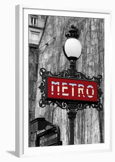 Le Metro Rouge-Bill Philip-Framed Giclee Print