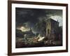 Le Midi, une tempête ou les laveuses-Claude Joseph Vernet-Framed Giclee Print