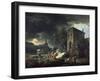 Le Midi, une tempête ou les laveuses-Claude Joseph Vernet-Framed Giclee Print