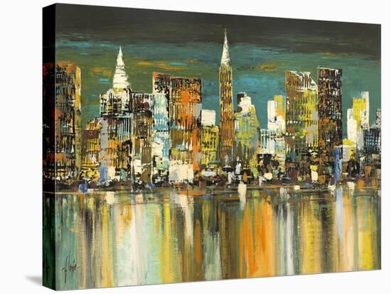 Le mille luci di New York-Luigi Florio-Stretched Canvas