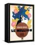 Le Million, Rene Lefevre, Annabella, French poster art, 1931-null-Framed Stretched Canvas