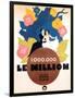 Le Million, Rene Lefevre, Annabella, French poster art, 1931-null-Framed Art Print