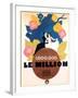 Le Million, Rene Lefevre, Annabella, French poster art, 1931-null-Framed Art Print