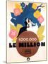 Le Million, Rene Lefevre, Annabella, French poster art, 1931-null-Mounted Art Print