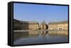 Le Miroir d'Eau (Mirror of Water), Place de la Bourse, Bordeaux, UNESCO Site, Gironde, France-Peter Richardson-Framed Stretched Canvas