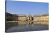 Le Miroir d'Eau (Mirror of Water), Place de la Bourse, Bordeaux, UNESCO Site, Gironde, France-Peter Richardson-Stretched Canvas