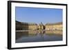 Le Miroir d'Eau (Mirror of Water), Place de la Bourse, Bordeaux, UNESCO Site, Gironde, France-Peter Richardson-Framed Photographic Print