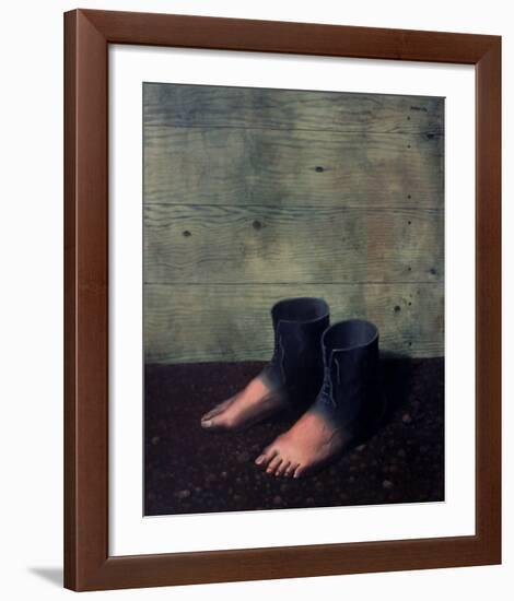 Le Modele Rouge, c.1935-Rene Magritte-Framed Art Print