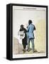 Le Monde Et Le Rappel, 1871-Moloch-Framed Stretched Canvas