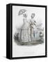 Le Moniteur de la mode (planche 50): sans titre (toilettes d'été pour dame)-Jules David-Framed Stretched Canvas